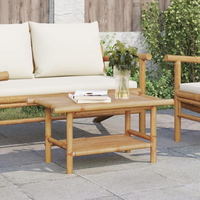 Table basse-Table de salon 70x40x35 cm bambou