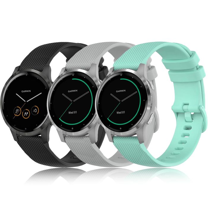 20mm Bracelet Compatible pour Garmin Venu/Sq Music/Venu Sq/Venu 2 Plus/Garmin Vivoactive 3/5 Bracelet Souple