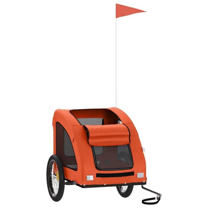 Bon plan Poussette dAnimaux Remorque de vélo - JILI HOT - pour animaux de compagnie orange Thome3574642