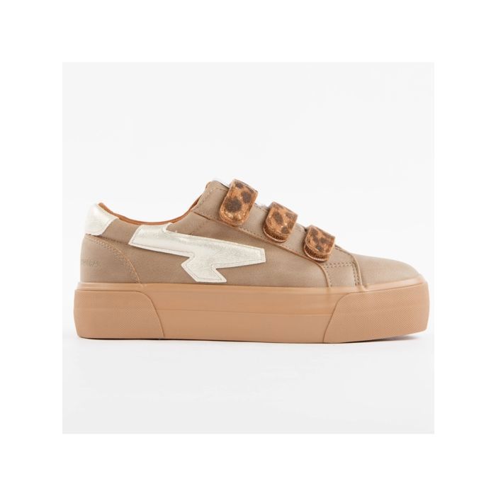 Kaporal Basket Kaporal Femme Cyndia Beige Synthétique