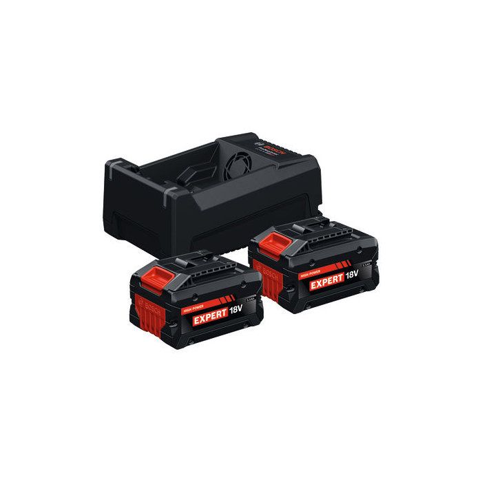 Bosch Professional 1600A0373P 2x EXBA18V 55 + GAL12V18V 80 Batterie pour outil et chargeur 18 V 4 Ah Li Ion - vue 2