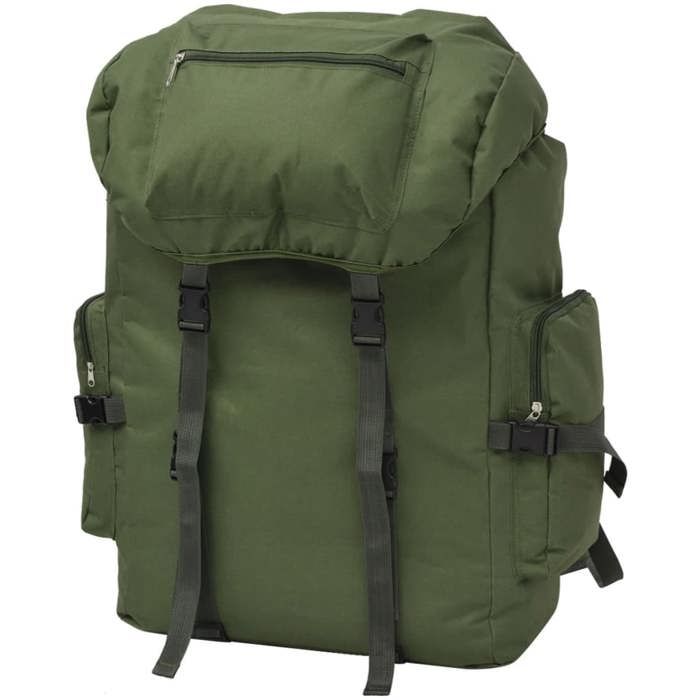 Sac à dos - vidaXL - Style armée - 65 L - Imperméable - Vert