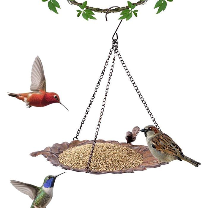 Station De Suspension Pour Mangeoires à Oiseaux 197 Cm Crochets Pour