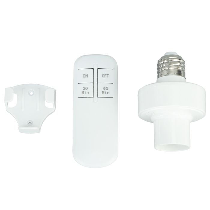 Douille dampoule télécommandée sans fil avec culot E27 220V -SALALIS Douille dampoule télécommandée sans fil avec culot E27 220V -SALALIS