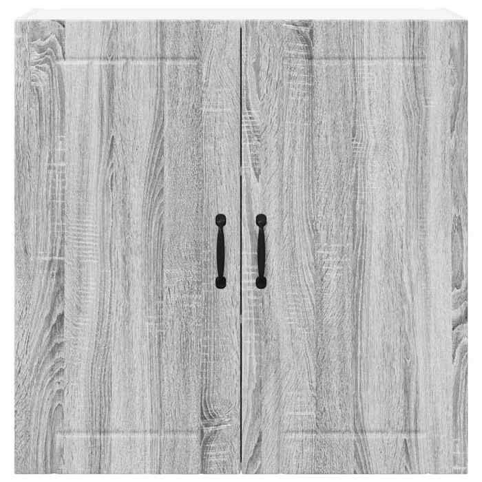 Moderne Placard/Armoire de cuisine SWEETY Meuble bas de rangement avec étagère Gris Sonoma 80x31x80 cm BB2522