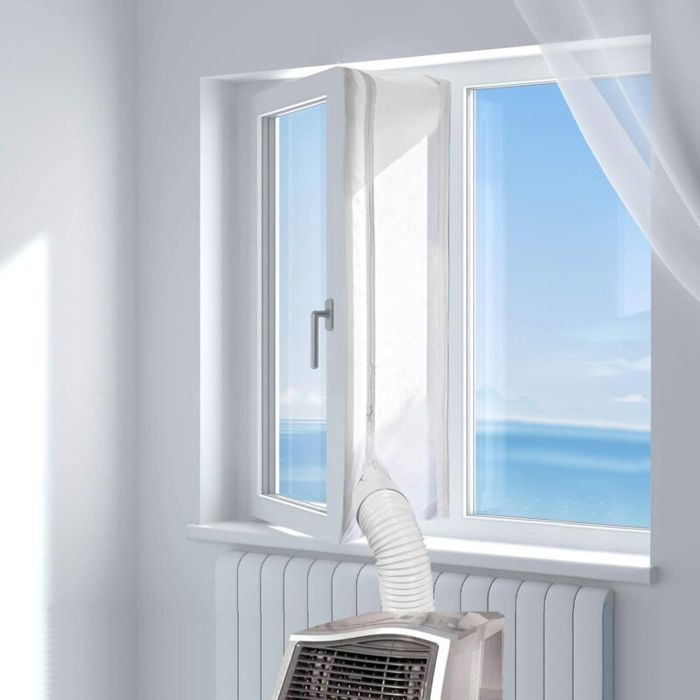 400CM Tissu De Calfeutrage pour Fenêtres pour Climatiseur Mobile et Sèche-LingeFonctionne a Femeo