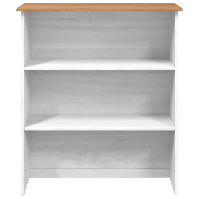 Blanc Commode Salon CHIC Hutch ASKIM 91x30x104 cm Bois de pin massif N17333