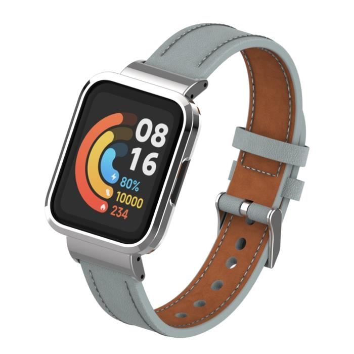 Bracelet Mi Watch Cdiscount Montre Grise Active-Bracelet En Cuir