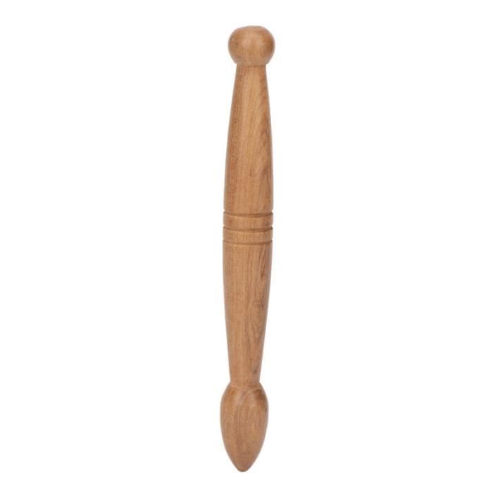 Outil De Massage Des Pieds En Bois Style Réflexologie Thaïlandaise - Orange, Neuf
