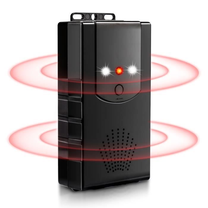 Répulsif à Ultrasons Anti-souris Et Insectes - 3 Modes - Sans Produits Chimiques - Pour Maison, Cuisine, Garage - 11