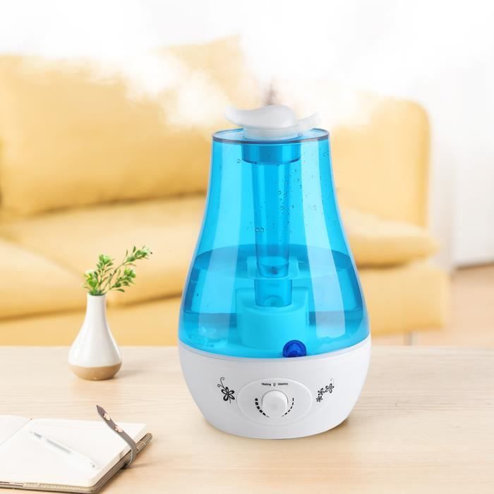 Humidificateur D Air Led Ultrasons 3l Silencieux Bureau A Domicile