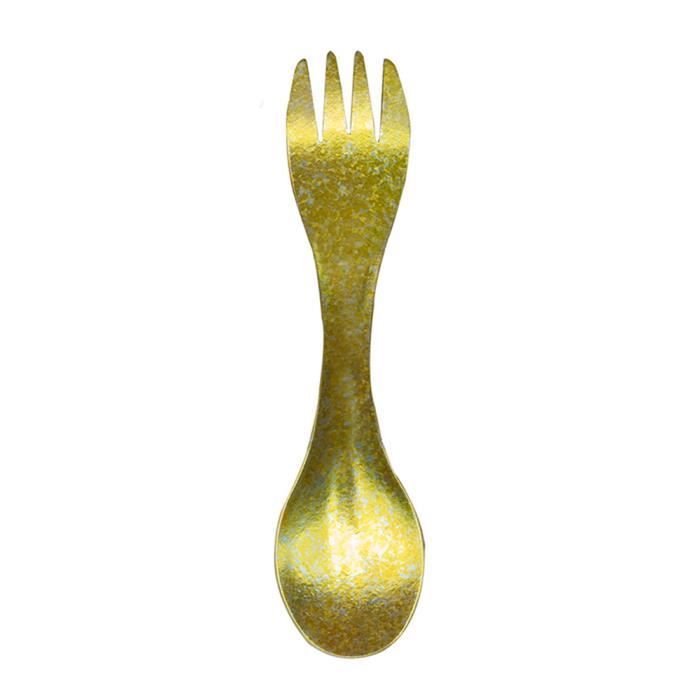 Set De Couverts Camping Titane IBasingo - Ultra-léger (12-18g) - Cuillère, Fourchette, Couteau, Baguettes