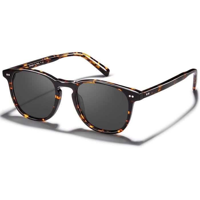 Retro Lunettes De Soleil Femmes Polarisees Cat.3 Protection Uv400 Cadre En Acetate Parfaites Pour Voyager Bronzer u3800 Achat Vente lunettes de soleil Femme Neuf Cdiscount