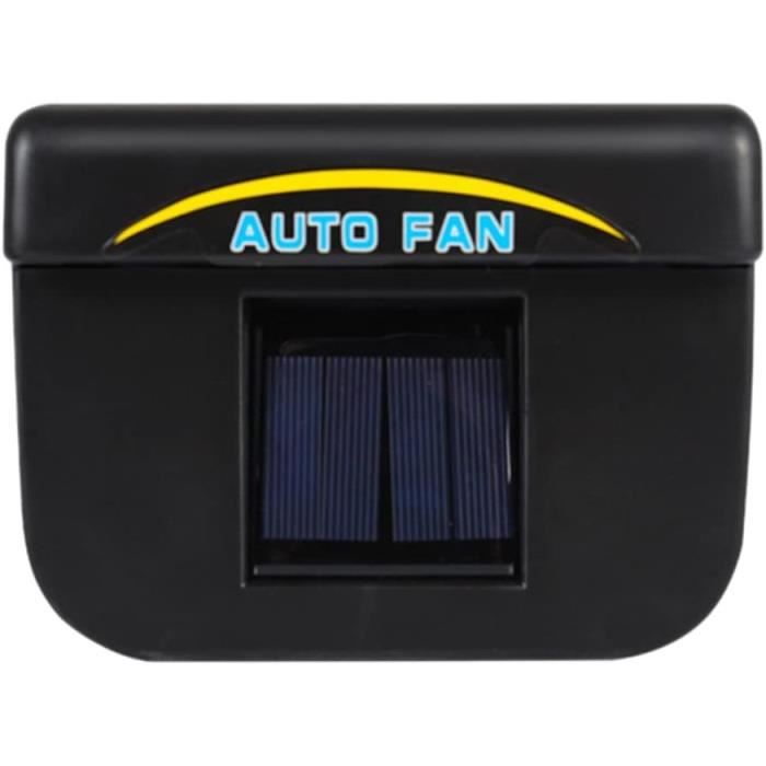 Ventilateur Solaire D'échappement 5W 6V - Pour Maison, Camping-car, Serre, Ventilation écologique