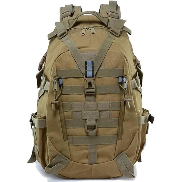 Sac à Dos Tactique Molle d'Assaut de 3 Jours,Sacoche d'Extérieur Militaire pour Randonnée