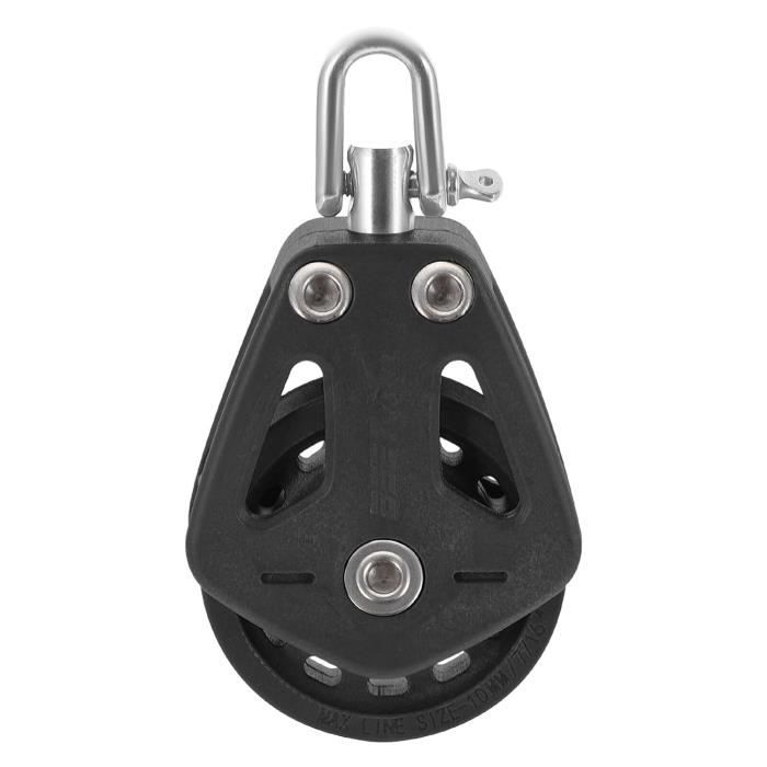 Poulie En Acier Galvanisé 40 Mm, Charge 300 Kg, Idéale Pour Cordage, Mouflage