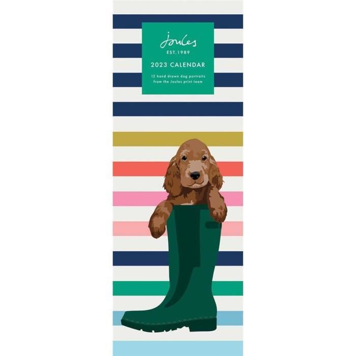Joules Dogs Calendrier Mural Fin 2023[H2472] Cdiscount BeauxArts et