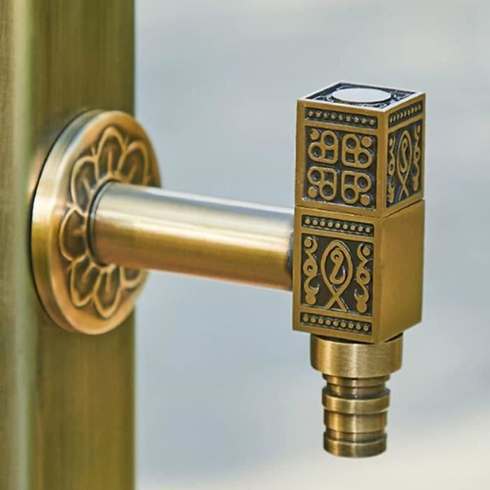 ANCIEN ROBINET GAZ laiton / bronze Old brass tap EUR 14,95 - FR