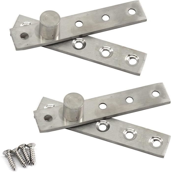 Abaodam 2 Jeux De Charnières Marines En Acier Inoxydable – Heavy Duty, Capuchon De Protection, Pour Bateau, Yacht, Camping-Car – Argent