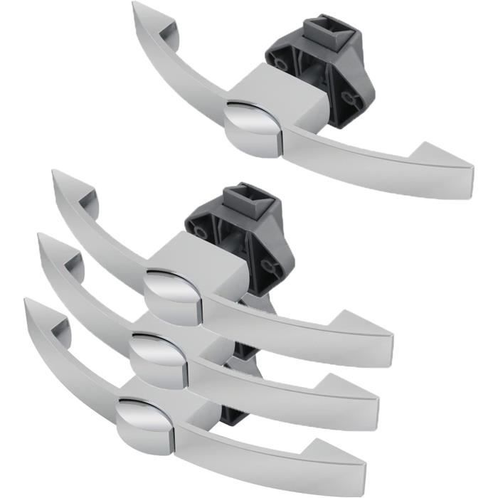 Lot De 4 Boutons De Verrouillage De Porte Pour Voiture - Noir, Référence 1H0837187A - Neuf, Facile à Installer