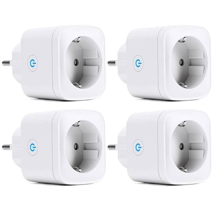 2PCS Prise Connectée Wifi, 16A Compatible avec Android iOS  Alexa  Google Home Assistant Courant Programmable Télécommande App - Cdiscount  Bricolage