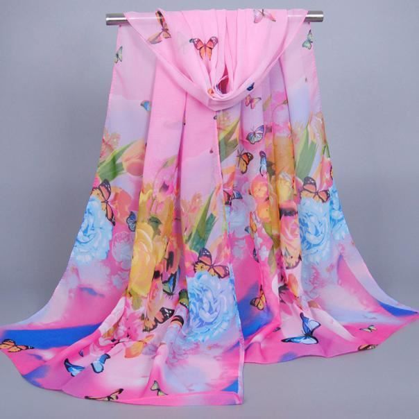 Écharpe Châle En Mousseline YAOMEI - Grand Format 195x110 Cm, Pour Mariage, Soirée, Plage