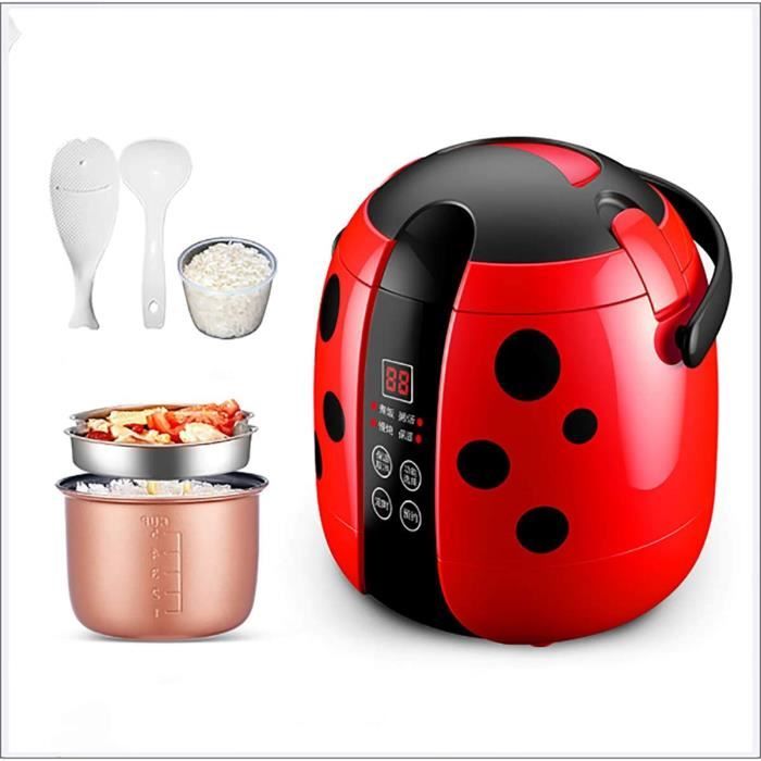 1.2L Mini Rice Cooker Steamer, 200W électrique Cu ur à Vapeur Boîte à