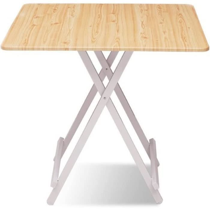 Flash Furniture Table Pliante Carrée En Plastique Gris De 7,8 M Avec Poignée De Transport, Gris, 86,4 X 86,4 X 72,4 Cm