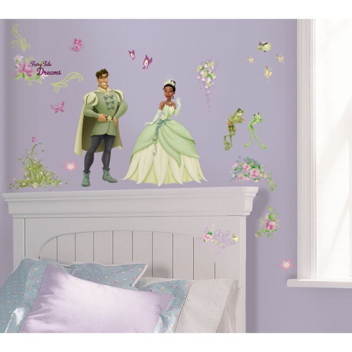 Stickers La Princesse Et La Grenouille Disney Cdiscount Maison Stickers La Princesse Et La Grenouille Disney Cdiscount Maison