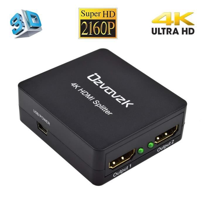 Hama Répartiteur Blindé TVHD Répartiteur Satellite Hama 2 Voies