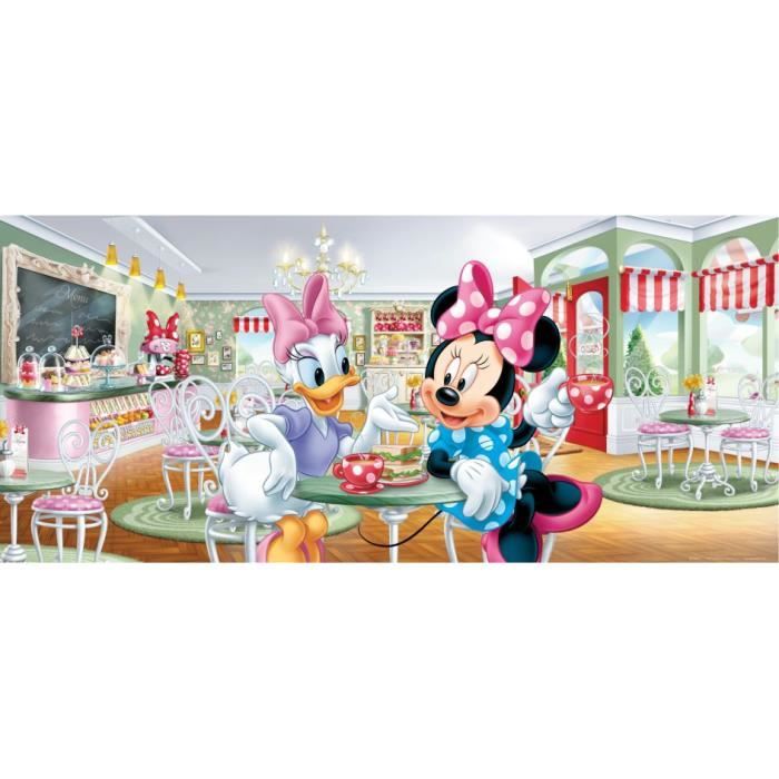 Poster Minnie Et Daisy Disney Coloris Multicolorcollection 100 Officiel Disney Minnie Mouse Minnie Et Daisy Dans Un Salon De Cdiscount Maison