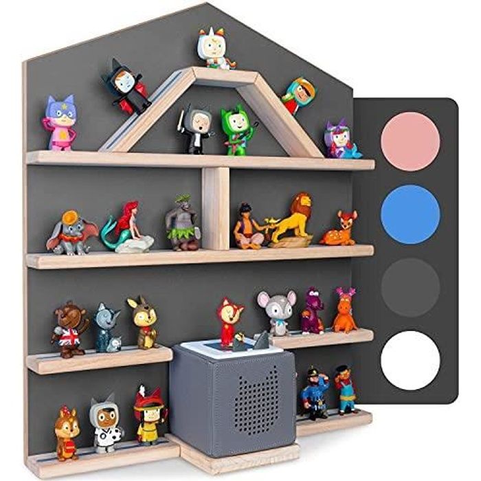 Étagère Murale Magnétique - Little Moonshine - Capacité 52 Tonies