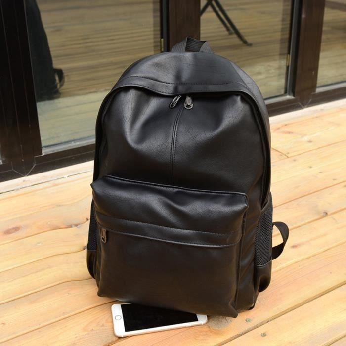 Sac à dos cuir noir femme vintage new arrivals