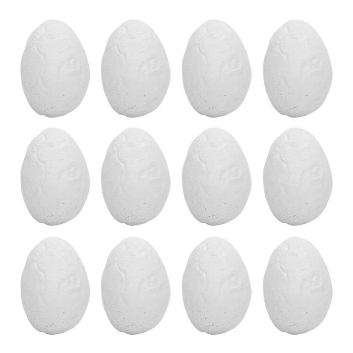 RosyFate 12 Oeufs De Pâques à Remplir Avec 12 Dinosaures Squishy - Décoration Et Chasse Aux Oeufs