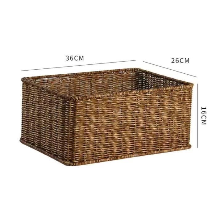 Acheter Boîte De Rangement En Rotin Naturel Fait à La Main Avec