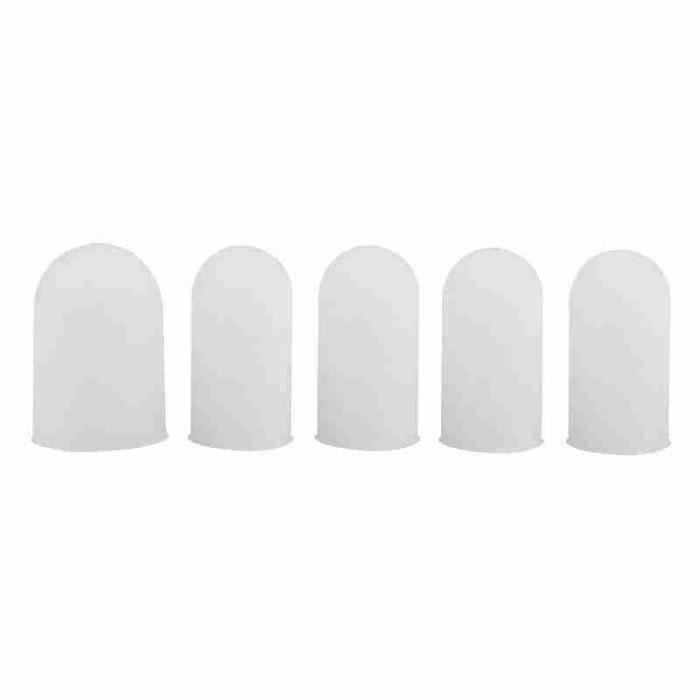 40 Protège-doigts Pour Guitare – Silicone Transparent – 5 Tailles – Pour Débutants Et Musiciens