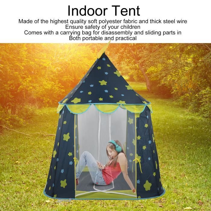 Tente De Jeu Tente En Forme De Fusee Enfant Jouet Interieure Exterieure Hb010 Jng Cdiscount Jeux Jouets