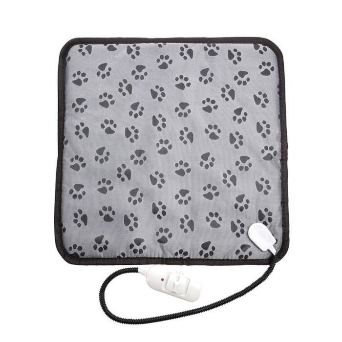 Meilleurs prix pour Couverture électrique pour animaux de compagnie tapis de lit chauffant pour chien et chat imperméable Anti morsure c US  45 x 45cm