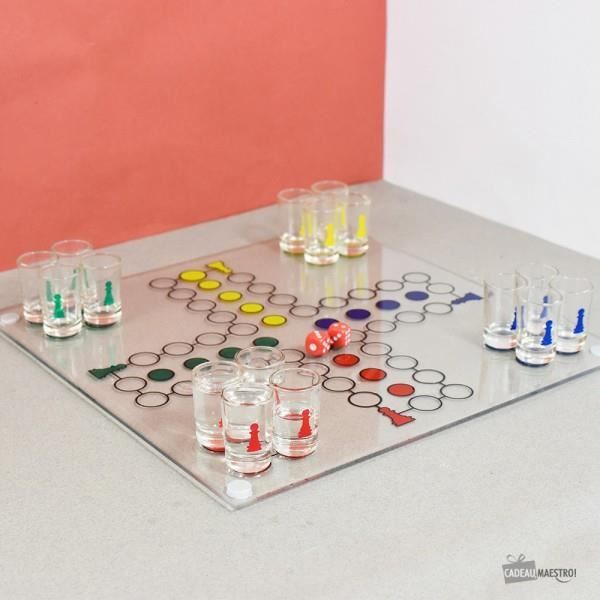 Out of the blue Cadeau Maestro- Trinkspiel Jeux à Boire, 79/3967, Blanc, Ensemble de 10 pièces