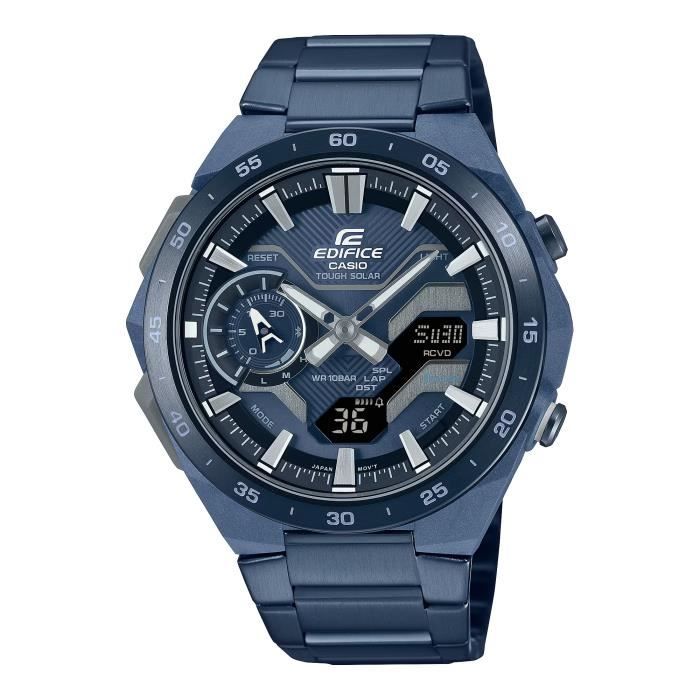 Montre Casio - Hommes - ECB-2200CB-2AEF - Etanche 10 Atm - Bracelet Acier Bleu