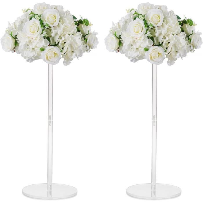 Lot De 3 Mini Vases En Verre Vintage - Décoration Table Mariage Centre De Table