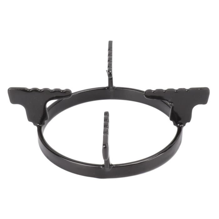 Support Wok En Fonte Pour Cuisinière à Gaz - Diamètre ~18.4cm - Stabilise Casseroles - Diffusion Chaleur Uniforme - 6