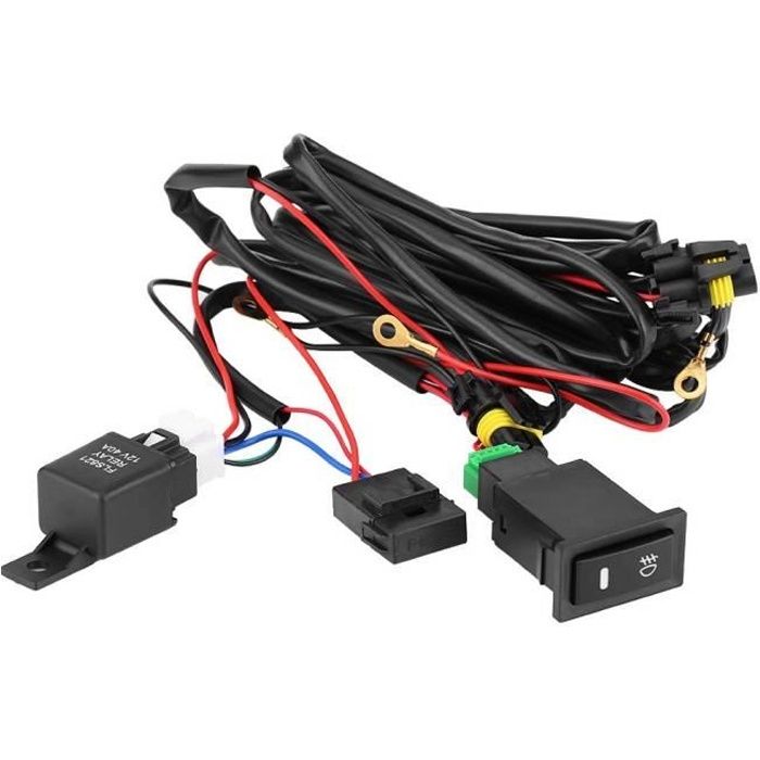 Kit de câblage d'interrupteur de phare antibrouillard - Universel, voiture  LED Interrupteur marche/arrêt de faisceau antibrouillard - Cdiscount Auto