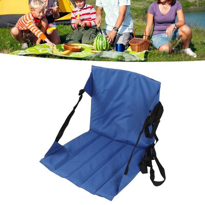 Coussin D'assise Pliable Pour Randonnée Et Camping - Tissu Oxford Imperméable, Rembourrage Coton, Taille 38x29,5 Cm - 3