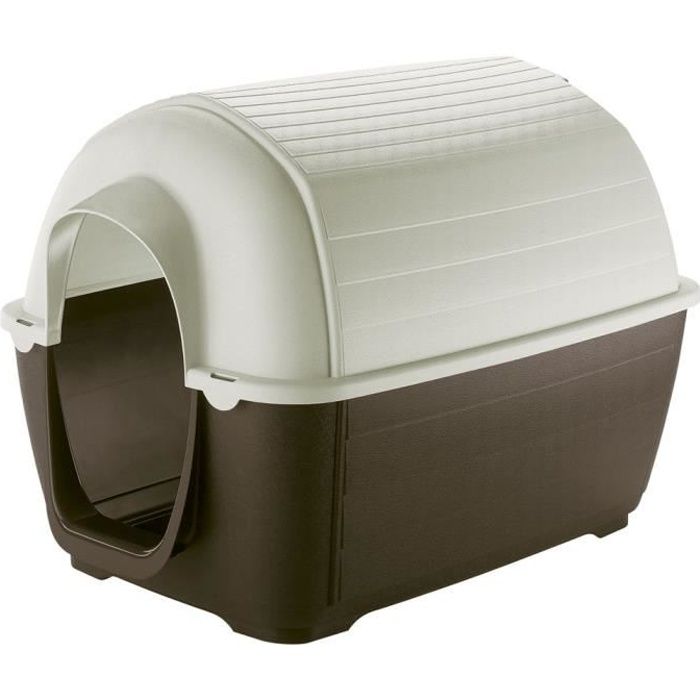 Niche - Ferplast - Kenny 01 - Plastique - 50x78x50cm - Pour chien moyen - Extérieur Niche - Ferplast - Kenny 01 - Plastique - 50x78x50cm - Pour chien moyen - Extérieur