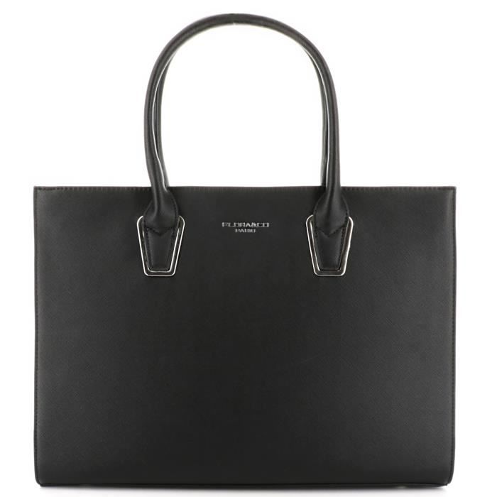 Sac a main noir store rectangulaire