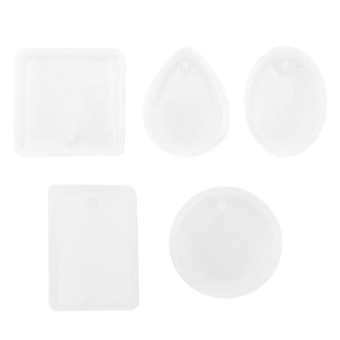 Silicone Moule 5 PCS Carpes Koï Pour Bijoux, Pendentifs, Porte-Clés Et Bougies - Kit Création Artisanale