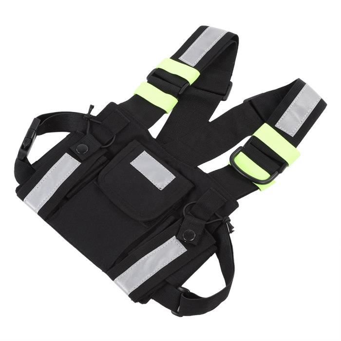 Harnais De Poitrine X-Fire Pour 2 Radios - Équipement Professionnel Police, Pompiers, Secours