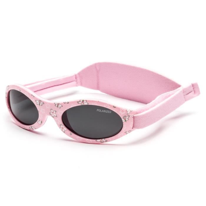 Lunettes de soleil Fille 2-3 ans Rondes Rose
