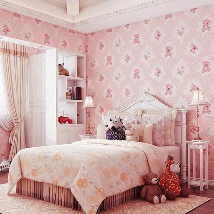 Kinlo 10m 0 53m Papier Peint 3d Adhesif Pour Chambre D Enfant
